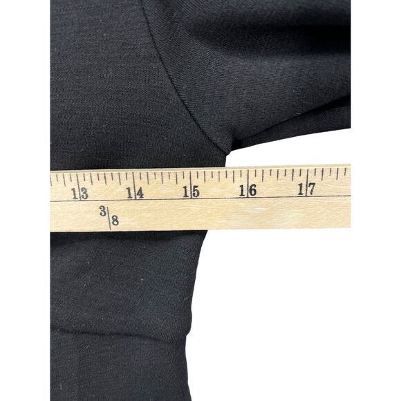 Diane Von Furstenberg Dress Size 4 Black Wool Knit Elena Shift Timeless Elegance - Picture 6 of 14